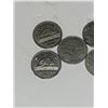 Image 2 : Lot of 5 Nickels: 1940; 1924; 1929; 1957; 1936