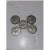 Image 4 : Lot of 5 Nickels: 1940; 1924; 1929; 1957; 1936
