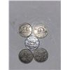 Image 2 : Lot of 5 Nickels: 1938; 1942; 1953; 1932; 1933