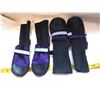 Image 1 : Set of Dog Booties Size Med Worn Twice