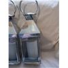 Image 2 : Pair Of Candle Lanterns With Battery Operated Candles