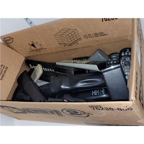 Large Box of Vintage & Modern Remotes