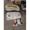 Image 1 : Lot of 2 Vintage Tabletop Hockey Game wtih Bucket of Pieces