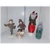 Image 1 : Lot of Quality Christmas Statues & Tall Santa Water Globe Statue