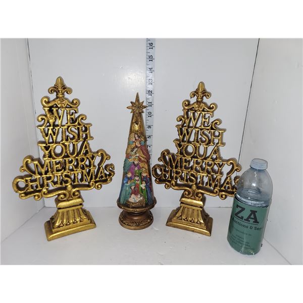 3 Quality Christmas Ornaments