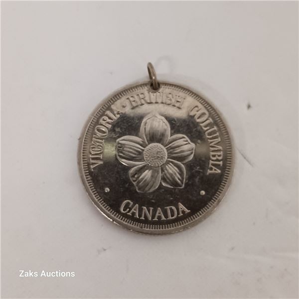 Victoria British Columbia Canada  Fable Cottage Token Medallion Pendant