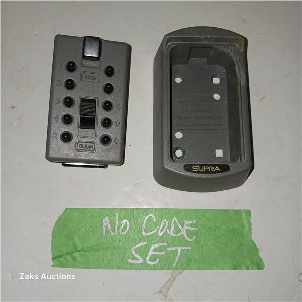 Supra Wall Mount KeySafe Lock Box - No Code Has Been Set Yet