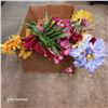 Image 2 : Box with Large Long Stemmed Faux Flowers