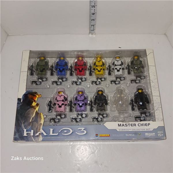 New Halo 3 Master Chief Kubrick Collector Set Bunge