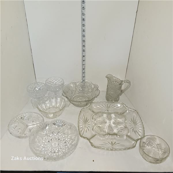 Various Estate Crystal & Glass Items