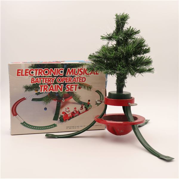 Vintage Santa Express Christmas Train Set
