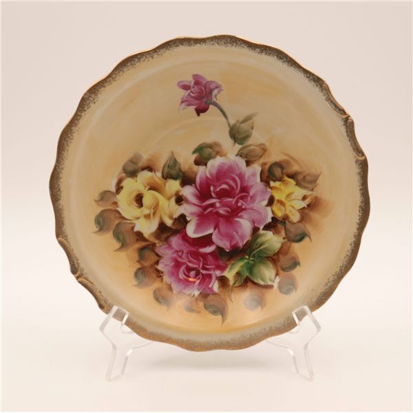 Vintage Enesco Hand Painted Plate