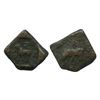 Image 1 : Post Mauryan, Taxila Region, Punch Mark type, Copper Unit, 10.26gms