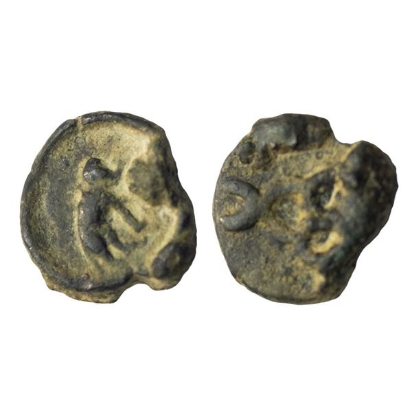 Ancient India, Post-Mauryan, taxila Region, Copper Unit, 2.48gms