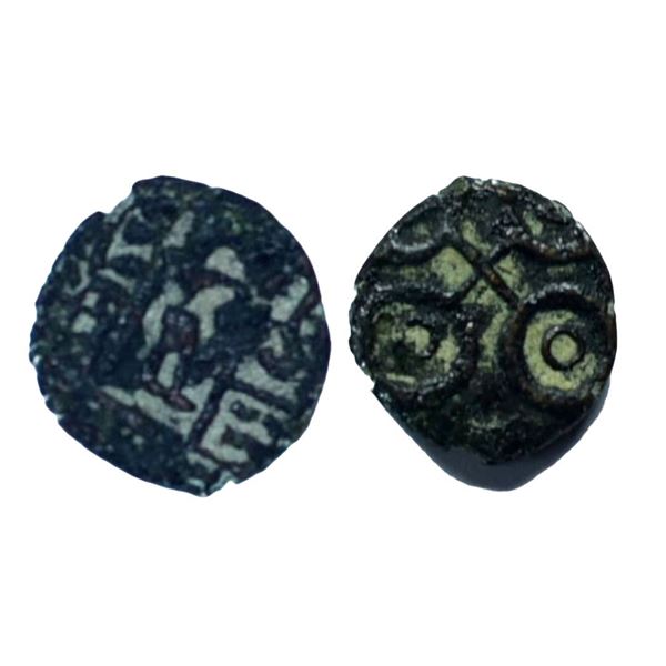 Post Mauryan, Ujjaini Region, Uninscribed, Copper Unit, 2.11gms