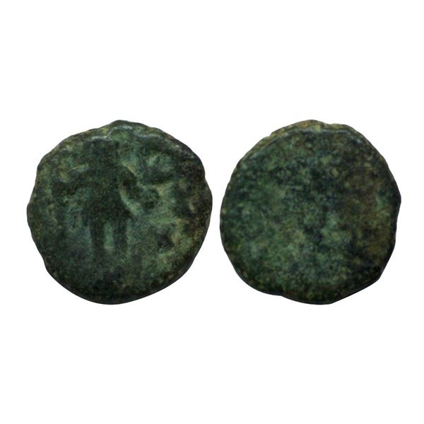 Post-Mauryan, Ujjaini Region, Uninscribed type, Copper Unit, 2.75gms