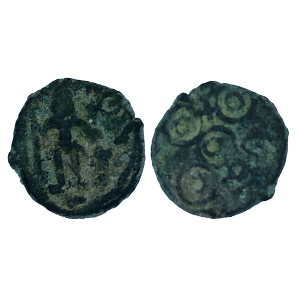 Post Mauryan, Ujjaini Region, Uninscribed, Copper Unit, 4.90gms