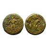 Image 1 : Republican Tribe of Punjab, Yaudheya, Karttikeya-Devasena type, Copper Unit, 10.48gms