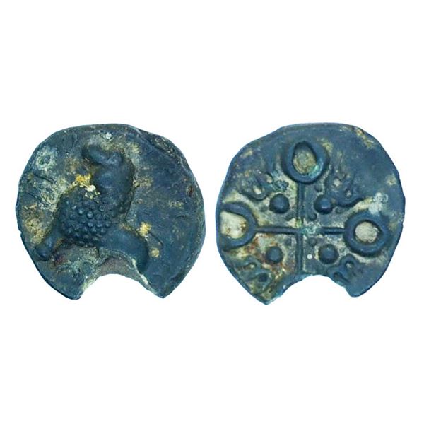 Satavahanas, SiriSatakarni, Junnar 'Lion' type, 5.32gms