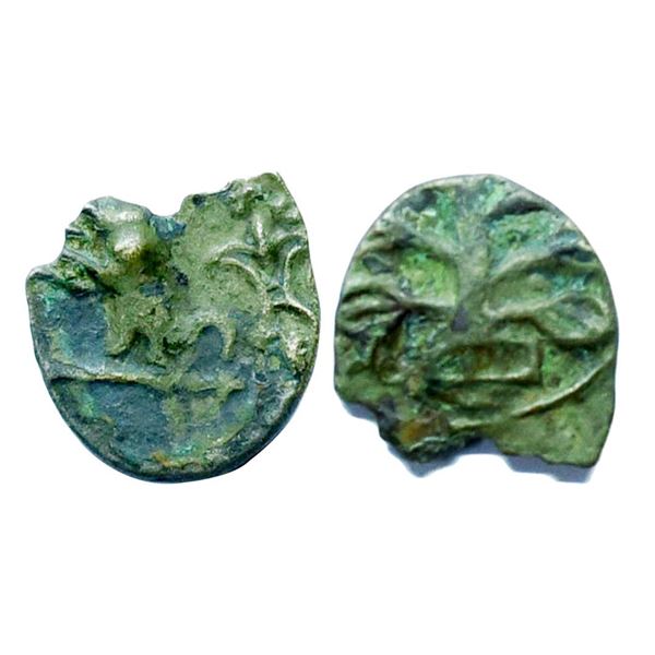 Western Kshatrapas, Nahapana (c. 50-100 AD), Junnar Region, Potin Unit, 2.08gms