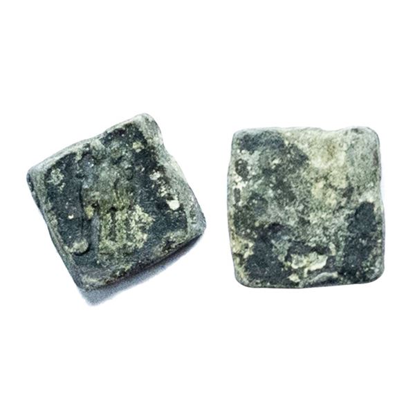 Kshatrapas Feudatory, Vidarbha Region (Paoni area), Anepigraphic type, Lead Unit, 1.11gms