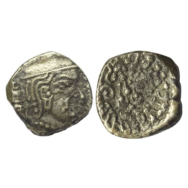 Guptas, Kumaragupta I (AD 414-455), Silver Drachma, Garuda type, 2.12gms