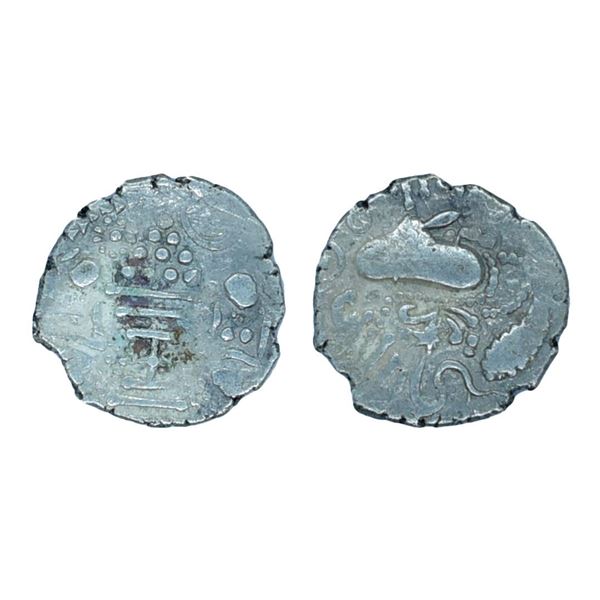 Hindu Medieval, Indo-Sassanian, Chavadas of Gujarat, Anonymous Issue, Silver Drachma