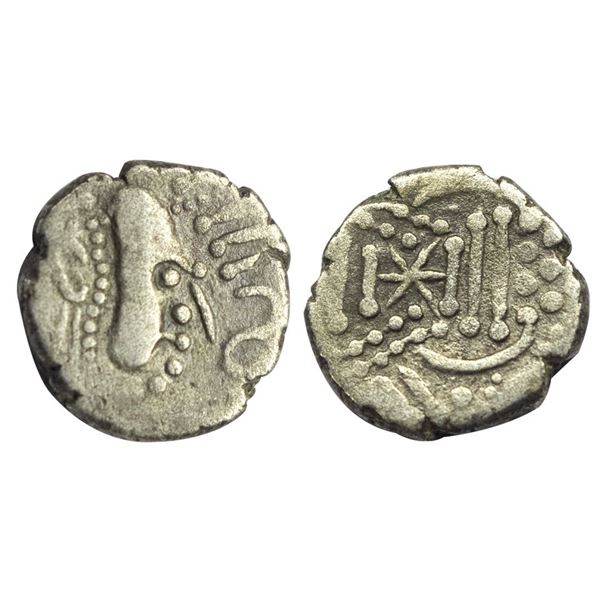Hindu Medieval, Chaulukyas of Gujarat (c. 940-1030 AD), Billon Drachma / Gadhaiya Paisa, 3.67gms