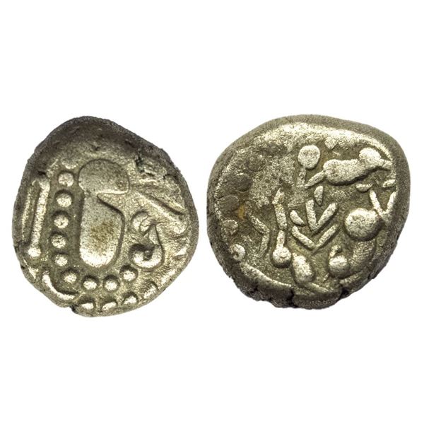 Hindu Medieval, Paramaras of Malwa (c. 1200 AD), Anonymous issue, Billon Drachma, 4.10gms