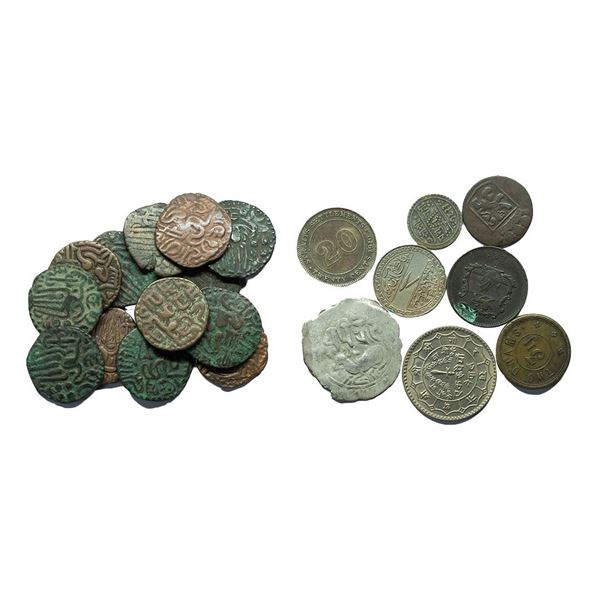 Lot of Chola Dynasty 13 coins