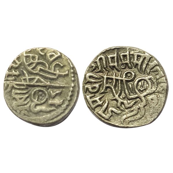 Hindu Medieval, Chauhans of Ajmer, Chahada Deva (1172-1191 AD), Billon Jital, 3.32gms