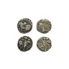 Hindu Medieval, Hindu Shahis of Kabul and Ohinda, Spalapati (c. 750-850 AD), Silver Jital (2 coins)