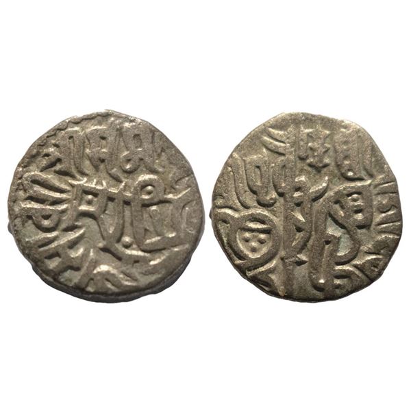 Hindu Medieval, Chauhans of Ajmer, Prithvi Raja III (c. 1179-1192 AD), Silver Jital, 3.48gms