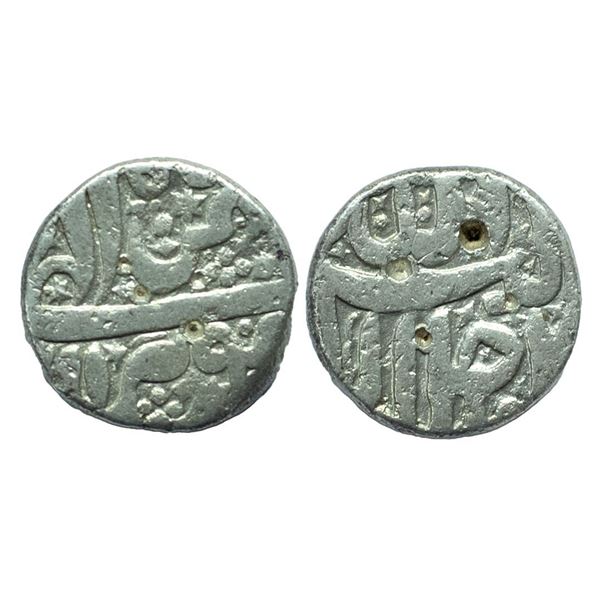Mughal, Akbar (1556-1605 AD), silver rupee, Berar mint, Bahaman , KM 93.6, 10.83gms