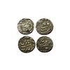Image 1 : Mughal, Aurangzeb (1658-1707 AD), silver rupee (2), Junagadh mint