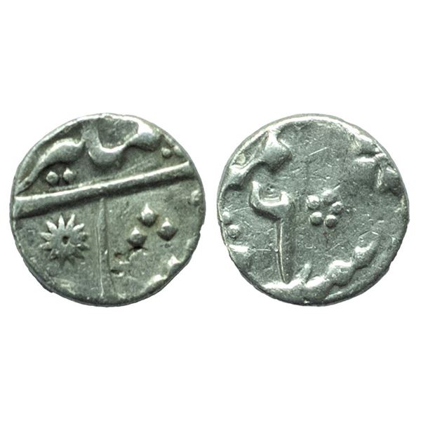 Bengal Presidency, Murshidabad mint, silver ¼ Rupee, 2.79gms