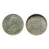 Image 1 : British India, King George V, 1917, Silver 2 Annas, Calcutta Mint