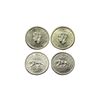 Image 1 : British India, George VI,1947, Half Silver One Rupee(2)