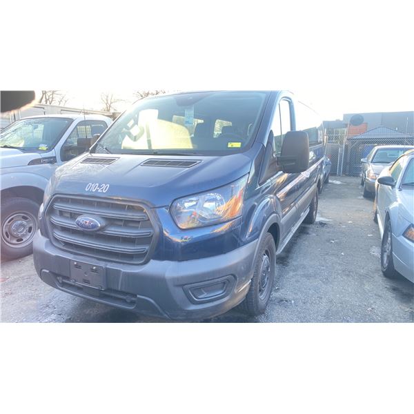 2020 FORD TRANSIT 150, 3DR VAN, BLUE, VIN 1FMZK1Y8XLKB02976