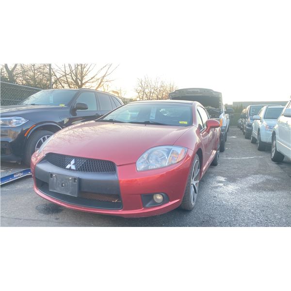 2011 MITSUBISHI ECLIPSE GS, 2DRCP, RED, VIN 4A31K2DF8BE601135