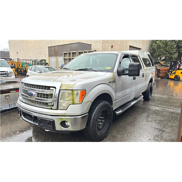 2014 FORD F-150 XTR XLT, 4DR PU, GREY, VIN 1FTFW1ET8EKF84290