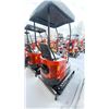 Image 3 : AGT INDUSTRIAL ORANGE WH12R GAS POWERED 13.5 HP RUBBER TRACK MINI EXCAVATOR WITH ATTACHED