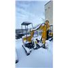 Image 2 : AGT INDUSTRIAL YELLOW MX12R GAS POWERED 13.5 HP RUBBER TRACK MINI EXCAVATOR WITH ATTACHED DIGGING
