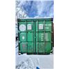 Image 2 : GREEN 20' 67,200 MAX CAPACITY INDUSTRIAL TRANSPORT CONTAINER WITH DUAL SWING REAR DOOR,