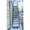 Image 2 : GREY 10 STEP INDUSTRIAL MOBILE WAREHOUSE STAIRS WITH A 250LB CAPACITY