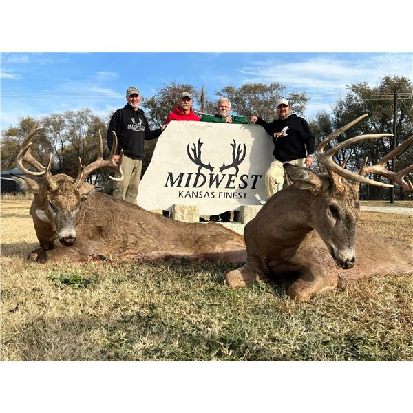 5-Day Kansas Whitetail Hunt with Seth McGinn for 2- Midwest Whitetail Adventures