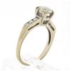 Image 9 : Vintage 14k Gold.70 ctw Old European Diamond Solitaire w/ Accents Engagement Rin