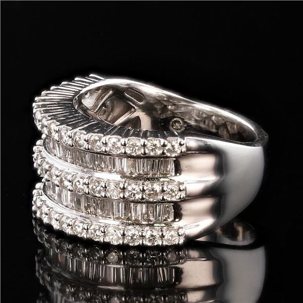 2.00 ctw SI1 to I1 CLARITY Diamond 14K White Gold Ring