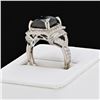 Image 3 : 5.59 ctw Black Diamond Platinum Ring (6.28 ctw Diamonds)