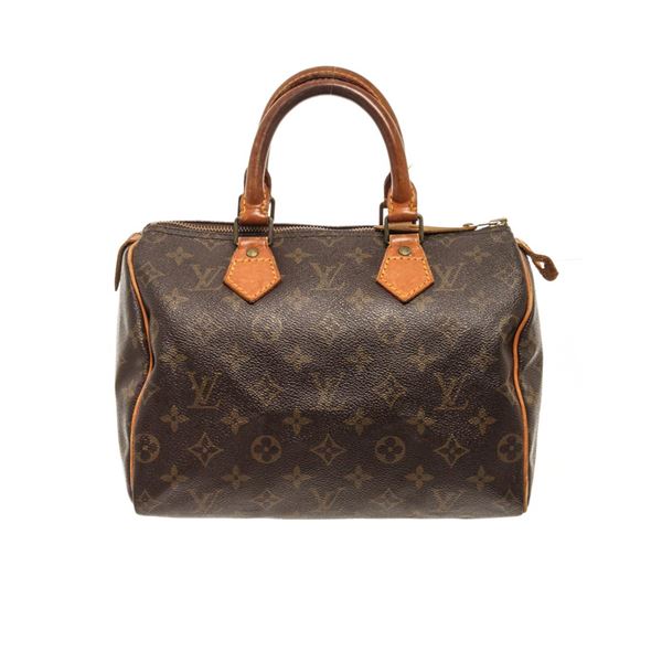 Louis Vuitton Brown Monogram Speedy 25 Satchel Bag